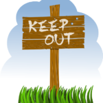 keep out